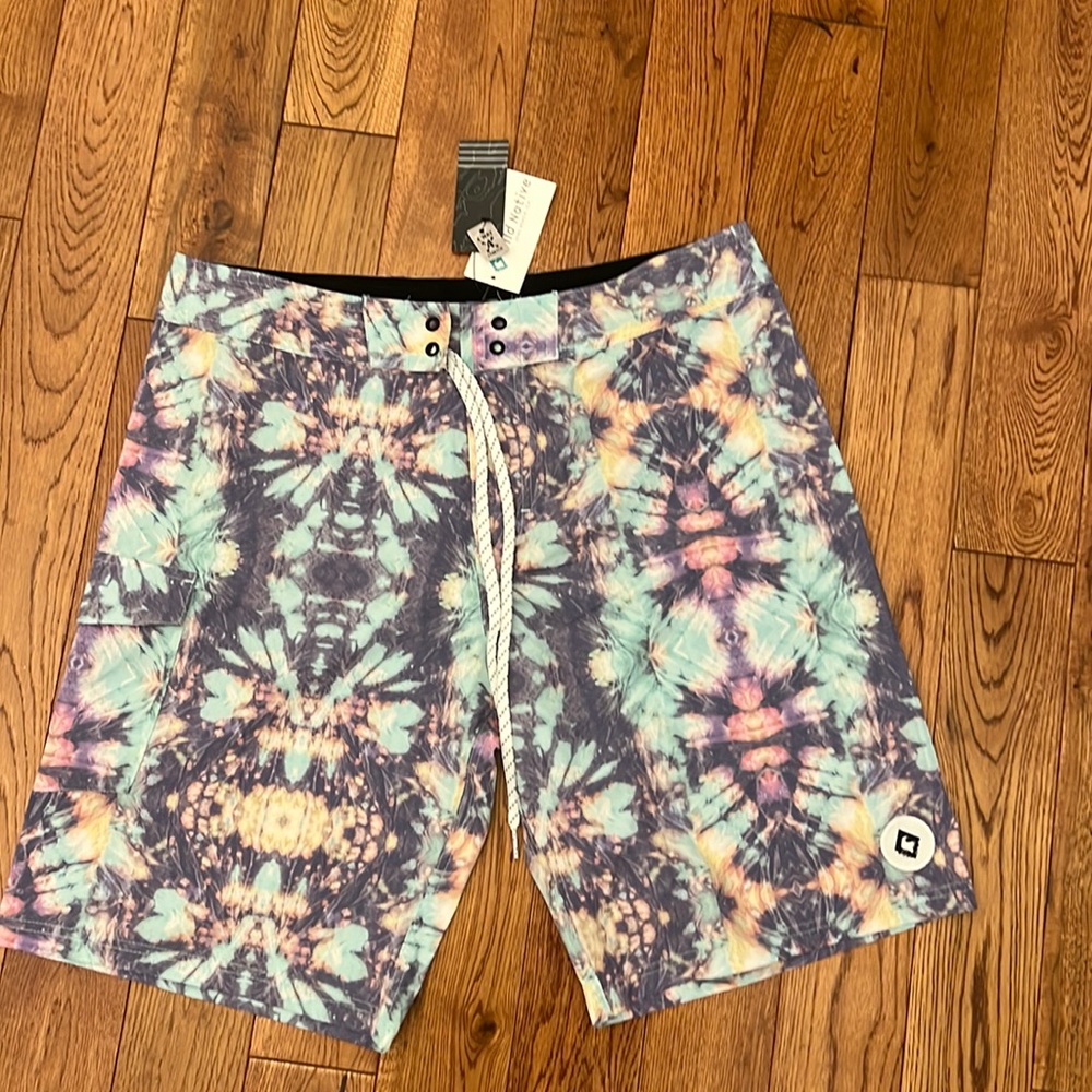 Tie dye board shorts